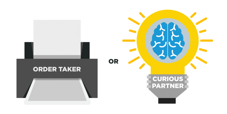 Order take or curious partner?
